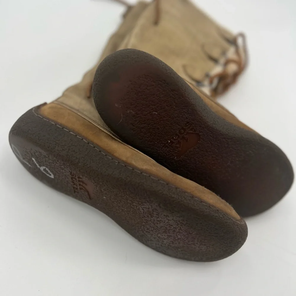 Sorel brown leather snow boots shoes size 7